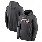 Cincinnati Bengals Nike 2021 AFC Champions Locker Room Trophy Collection Pullove,baseball caps,new era cap wholesale,wholesale hats
